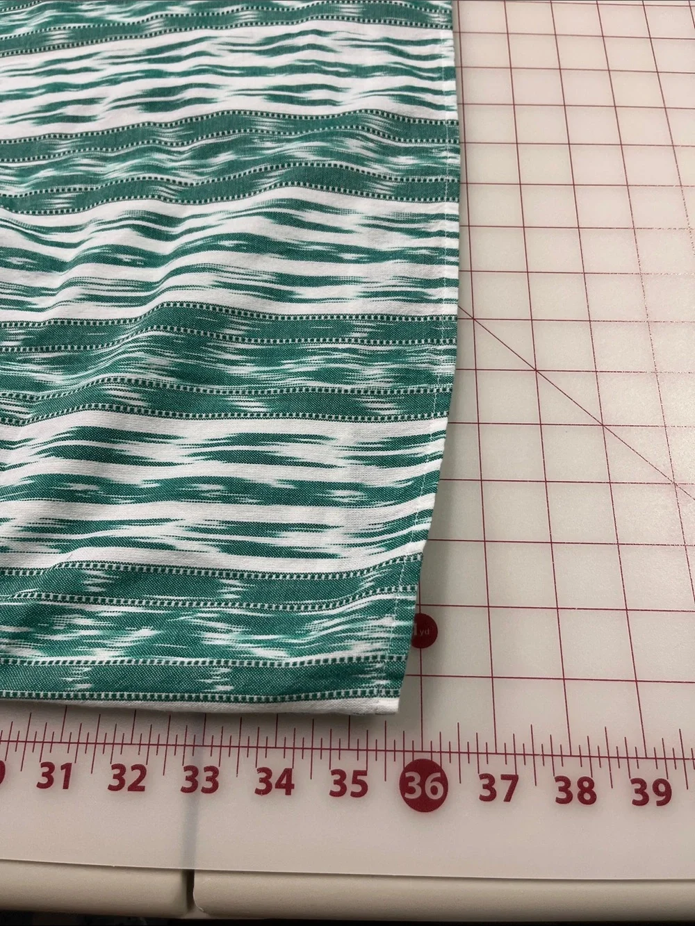 J. JILL Summer Casual Sleeveless V-Neck Embroidered Teal & White Print Dress LP